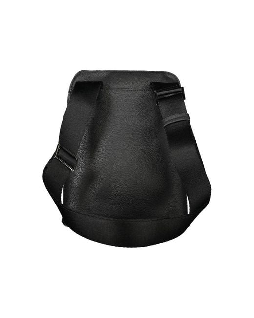 Calvin Klein Black Sleek Shoulder Bag With Adjustable Strap for men