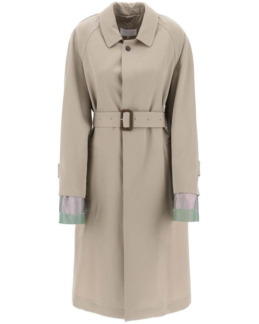 Maison Margiela Natural "Trench Coat With Discreet
