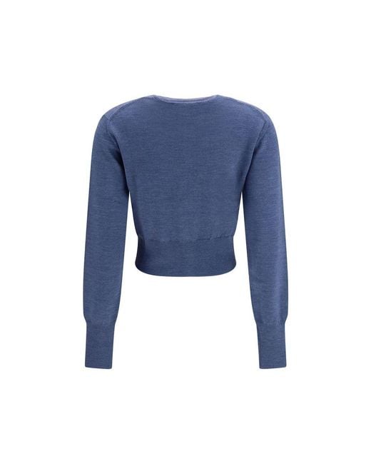 Vivienne Westwood Blue Silk Cardigan