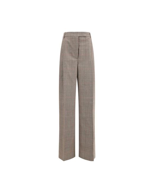Rohe Gray Prince Of Wales Wide Leg Pants