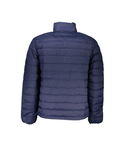 La Martina Blue Polyamide Jacket for men