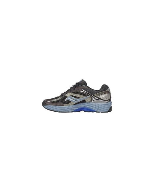 Saucony Blue Black Synthetic Athletic Sneakers for men