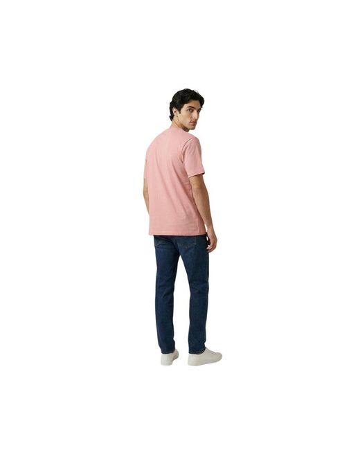 Lyle & Scott Red Multicolor Cotton T for men