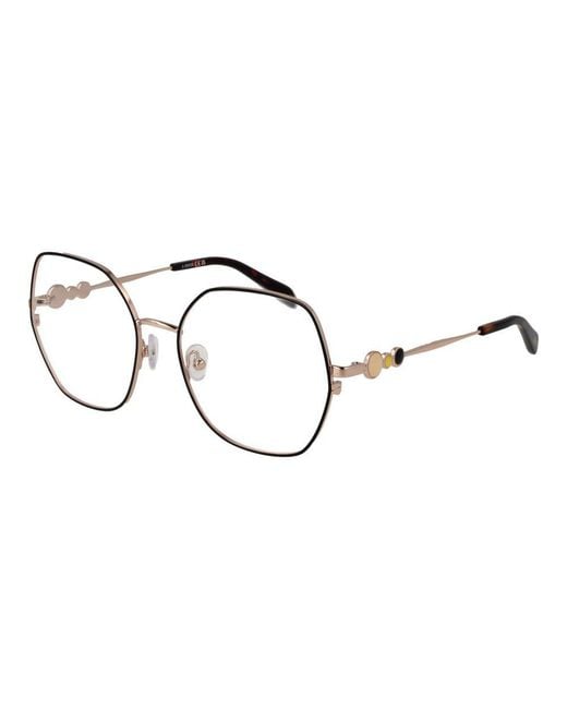 Emilio Pucci Metallic Black Metal Glasses (frames)