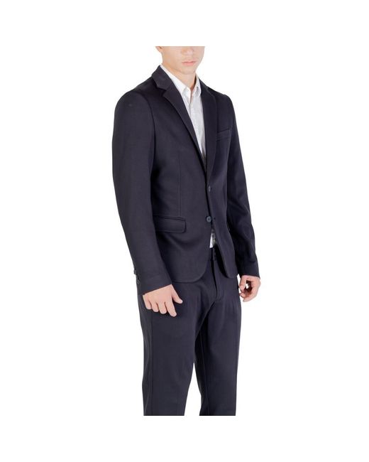Antony Morato Blue Viscose Blazer for men