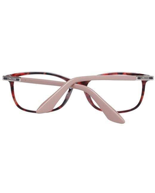Longines Brown Red Plastic Glasses (frames)
