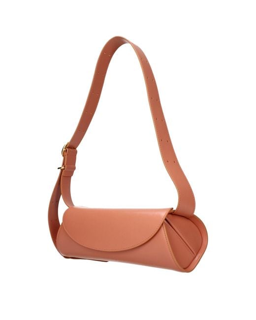 Jil Sander Pink Leather Crossbody Bag