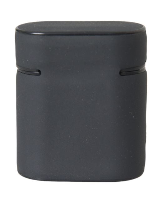 Dolce & Gabbana Black Silicone Embossed Logo Airpods Case