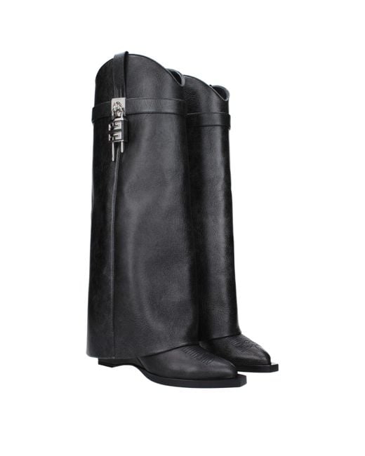 Givenchy Black Leather Boot
