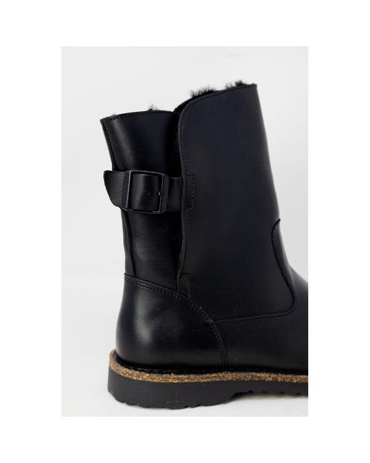 Birkenstock Blue Leather Ankle Boots