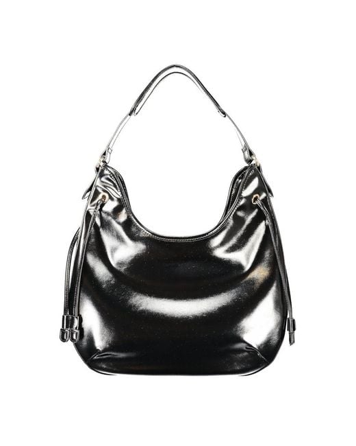 Twinset Black Twinset Polyethylene Hobo Bag