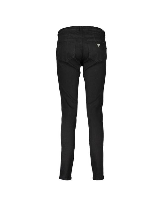 Guess Black Cotton Jeans & Pant