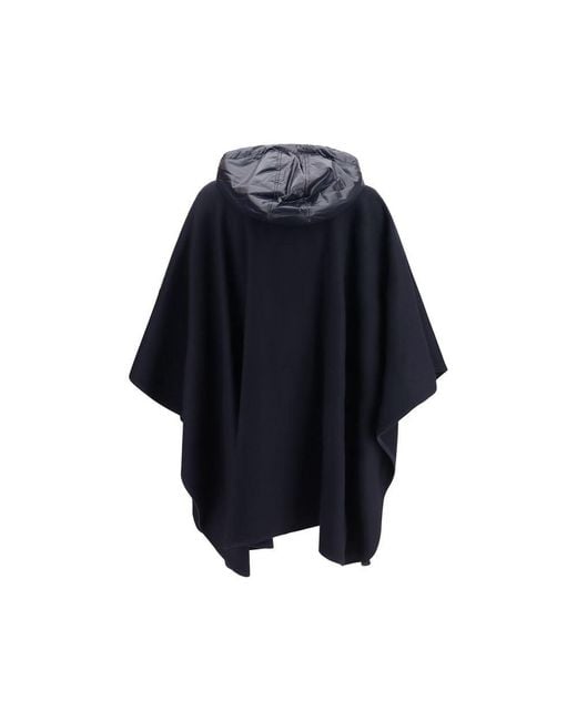 Moncler Blue Wool Oves Aries Scarf