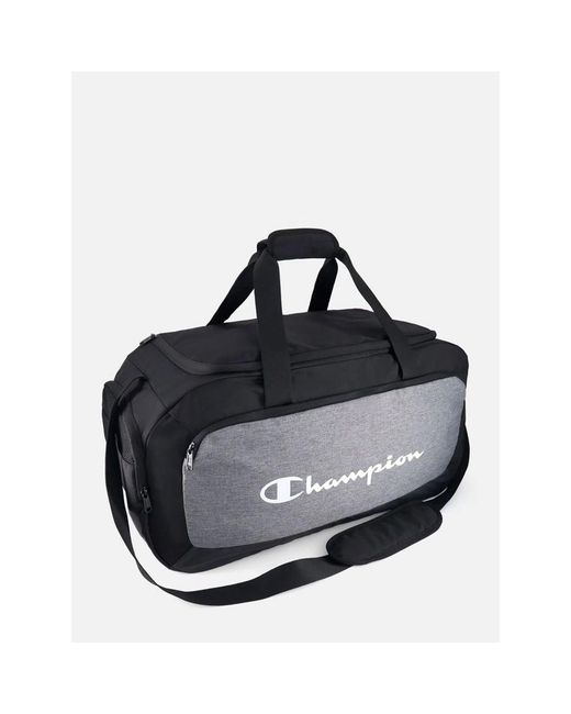 Champion Black Polyester Duffel Bag