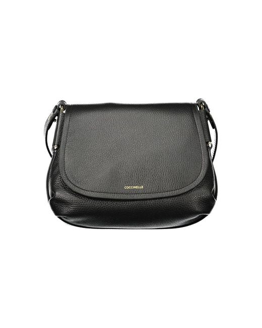 Coccinelle Black Leather Handbag"