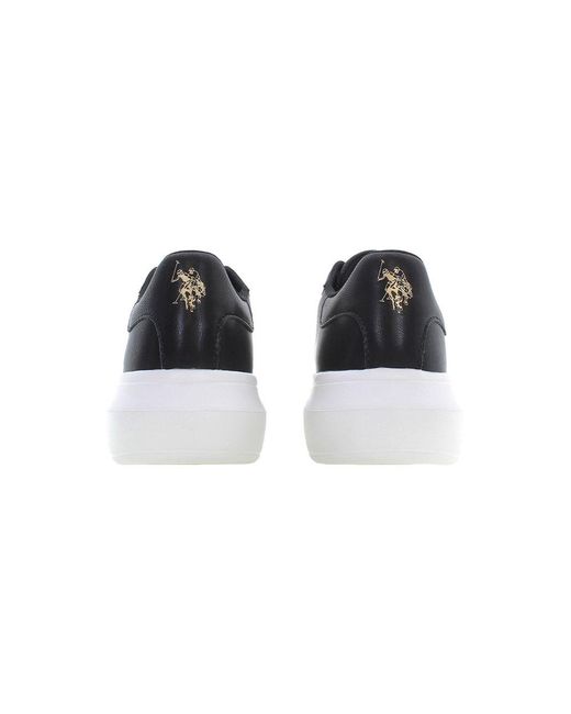 U.S. POLO ASSN. Black Polyester Sneaker