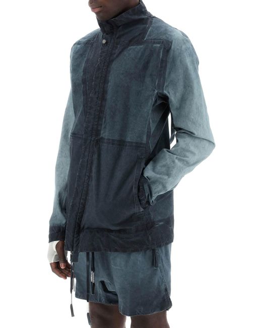 Boris Bidjan Saberi Blue Reversible Outdoor Cotton Technical Jacket for men