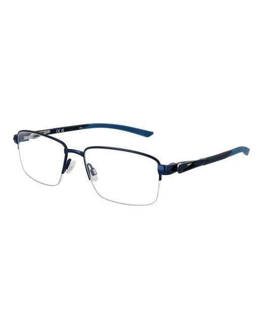 Nike Blue Metal Glasses (frames) for men