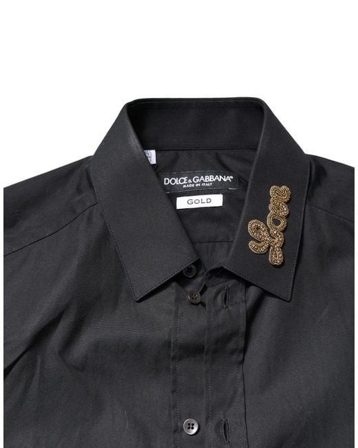 Dolce & Gabbana Black Casual Shirts for men
