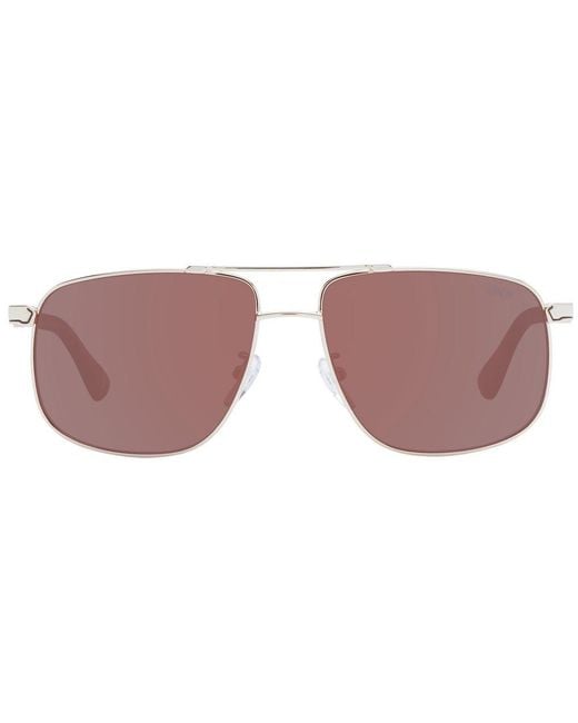 BMW Purple Rose Gold Men Sunglasses for men