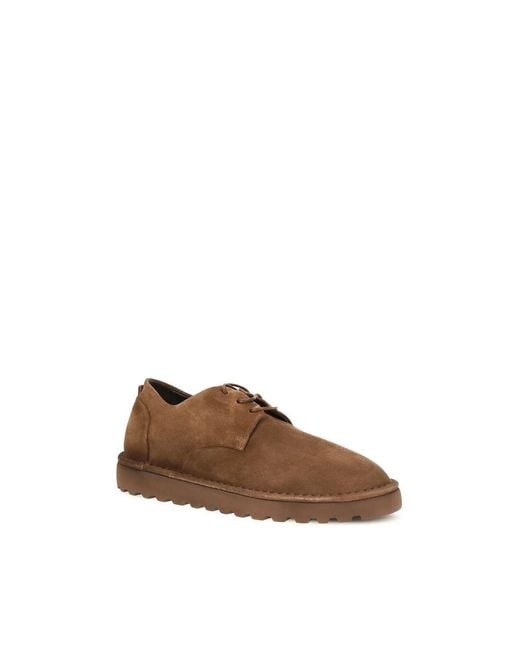 Marsèll Brown Calf Leather Bos Taurus Oxfords And Derbies for men