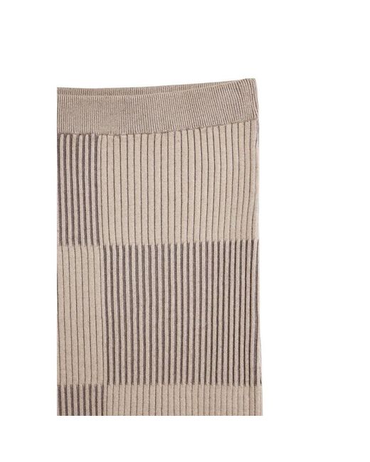 Desigual Natural Viscose Long Skirt