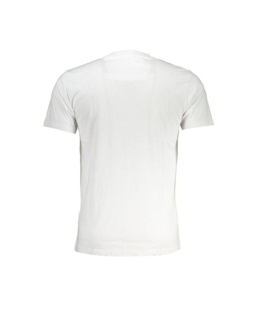 Roberto Cavalli White Cotton T-Shirt for men