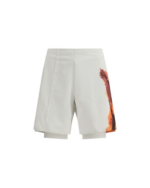 Y-3 Gray Tennis Shorts And Leggings Set for men