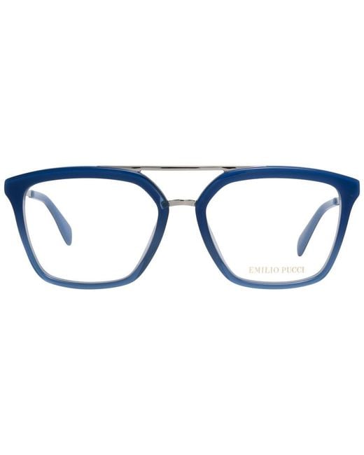 Emilio Pucci Blue Optical Frame Ep5071 086 52