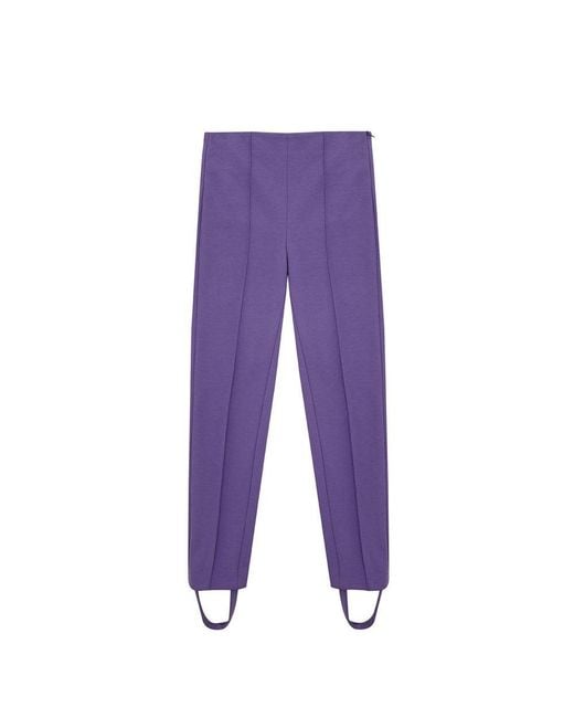 Lardini Purple Viscose Jeans & Pant