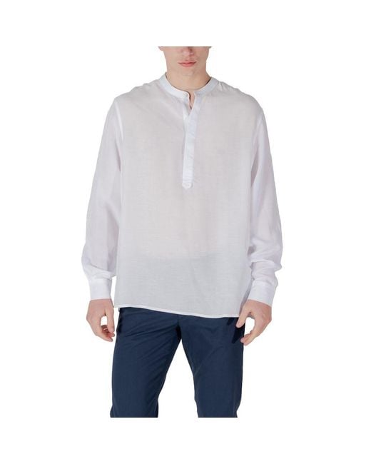 Antony Morato Gray Lyocell Shirt for men