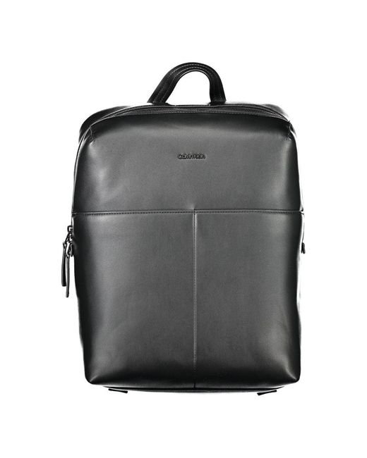 Calvin Klein Black Polyethylene Men Backpack for men