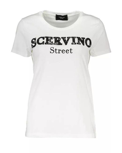 Ermanno Scervino Black Cotton Tops & T-shirt