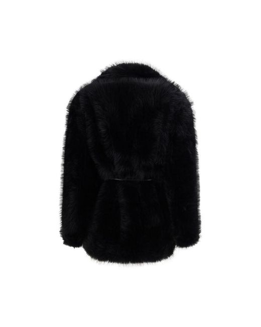 Max Mara Black Polyester Coat