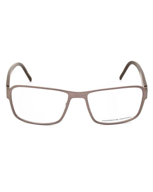 Porsche Design Metallic Brown Metal Frames for men