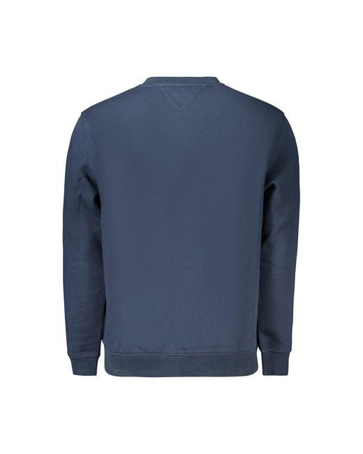 Tommy Hilfiger Blue Cotton Sweatshirt for men