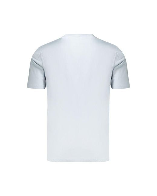 Refrigiwear Blue Azure Cotton Mens Tshirt for men