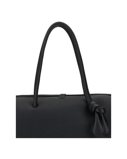 Jacquemus Black Calf Leather Bos Taurus Handbag Bag