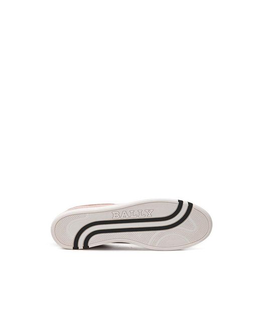 Bally Brown Janelle Sneaker Blush Leather