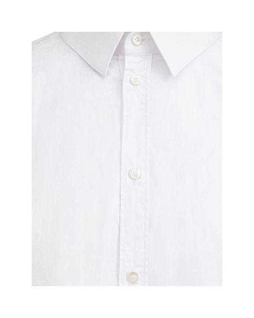 Dolce & Gabbana White Cotton Dress Shirt for men