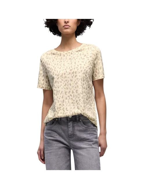 Street One Gray Beige Cotton T