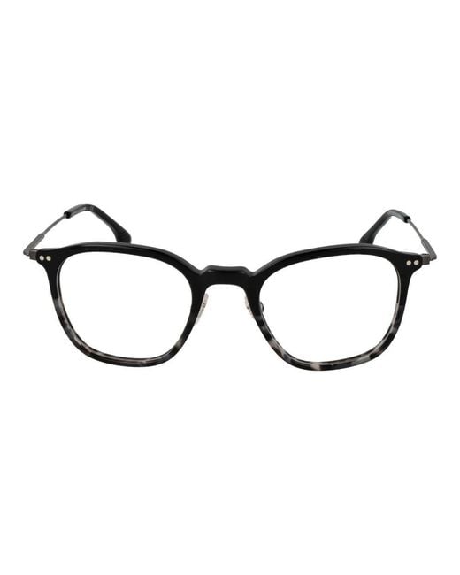 Lozza Brown Black Metal Glasses (frames)