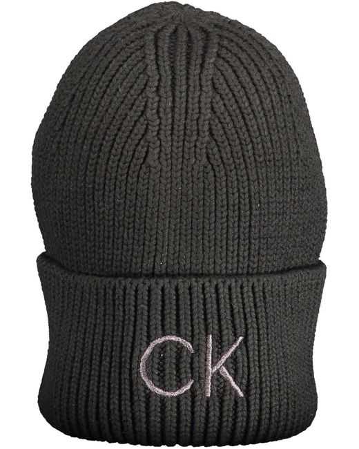 Calvin Klein Black Cotton Hat
