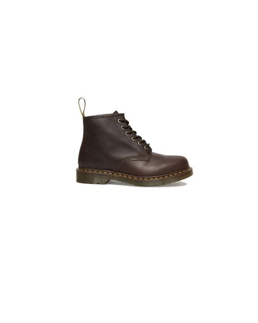 Dr. Martens Brown Leather Athletic Sneakers for men