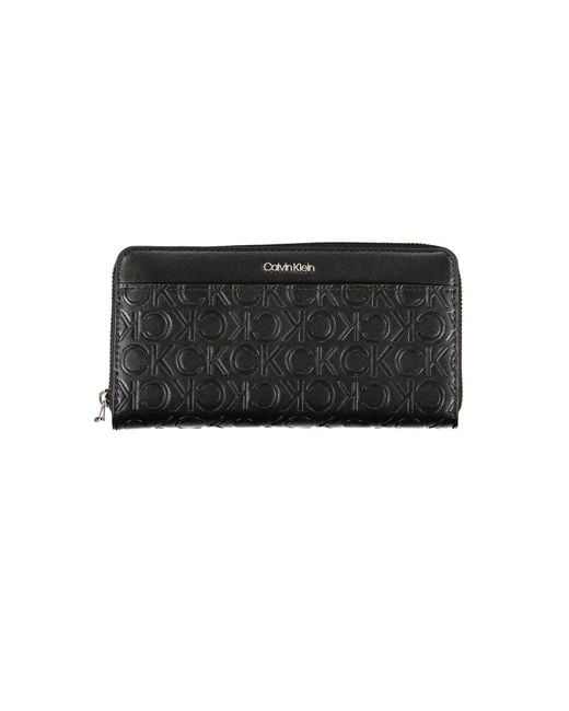 Calvin Klein Black Elegant Five-Compartment Designer Wallet