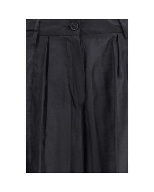 THE LATEST Black Polyester Casual Pants