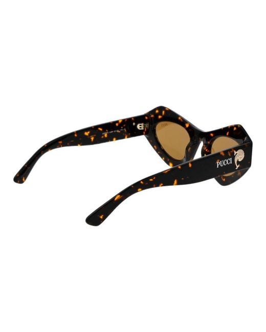 Emilio Pucci Black Plastic Sunglasses
