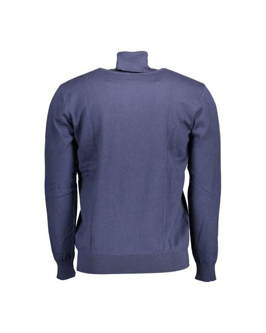 U.S. POLO ASSN. Blue U. S. Polo Assn. Cotton Sweater for men