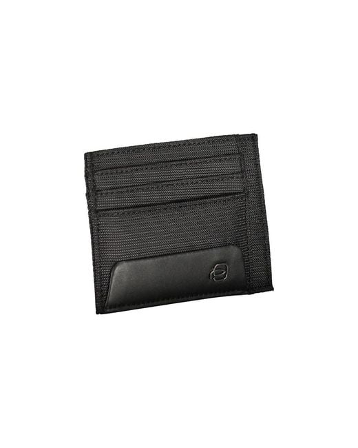 Piquadro Black Nylon Wallet for men