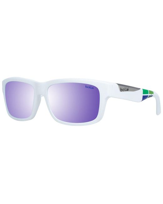 Bolle Purple White Unisex Sunglasses
